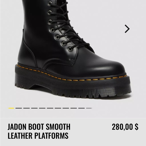DR.MARTEN JADON SMOOTH LEATHER PLATFORM BOOTS - Picture 7 of 7
